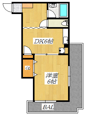 第二星野コーポの間取り