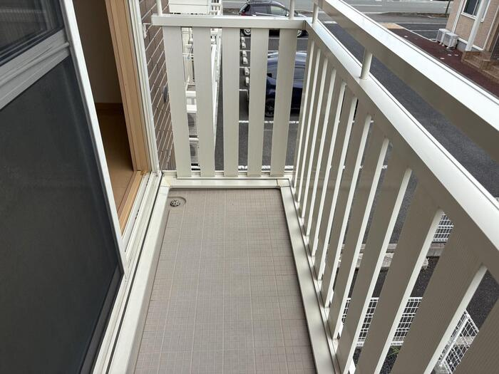 メゾンクオーレ Ａのバルコニー|バルコニー