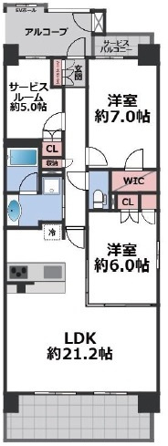 【間取り】 | ワコーレ舞子シーテラス