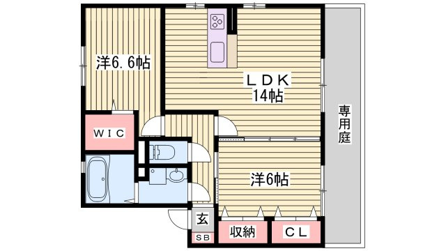 エル　ビエントの間取り