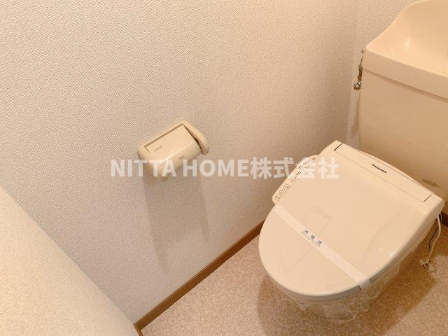 アップルハウスのトイレ|嬉しい温水洗浄付きのトイレ設備(*^^*)