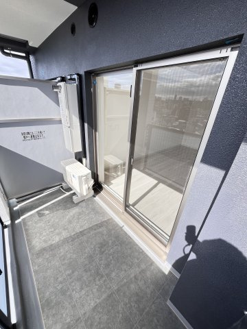 大阪市都島区都島本通５丁目の賃貸マンションのバルコニー