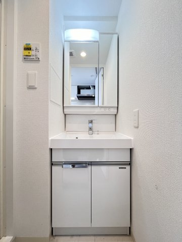 大阪市都島区都島本通５丁目の賃貸マンションの独立洗面台