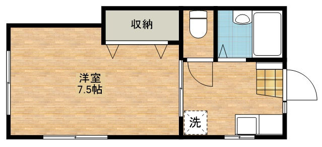 【間取り】 | しろまちアパート