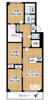 【間取り】 | パストラルハイム豊中