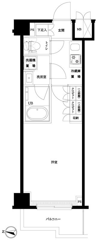 ルーブル武蔵小杉六番館の間取り