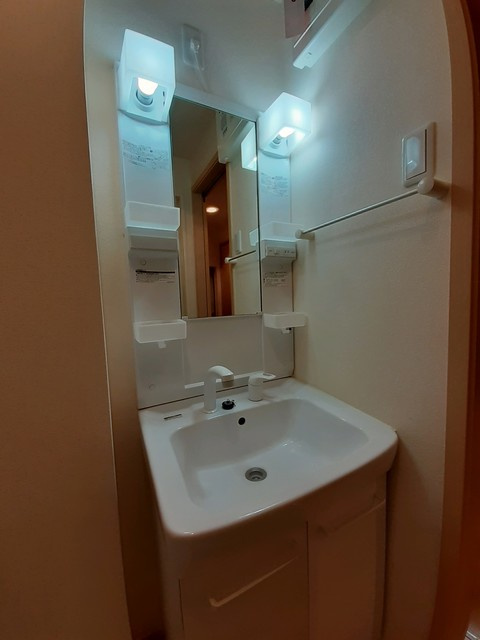 プレ・アビタシオン土浦Ⅳの独立洗面台|洗面所