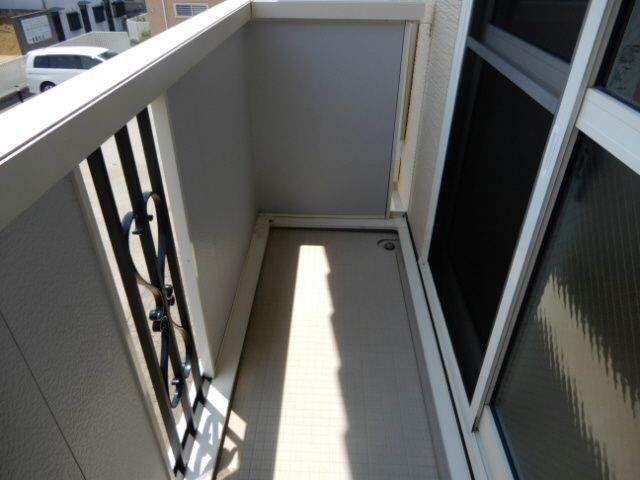 パークハイム向陽　B棟のバルコニー