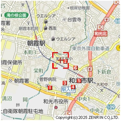 【地図】 | D－Sereno新倉Ⅰ