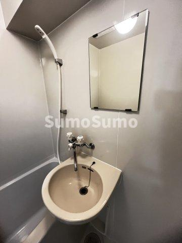 アルファコートの洗面所|脱衣スペースもあります