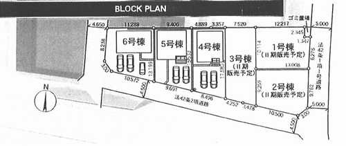 厚木市上依知第30　新築戸建全6棟　3号棟の区画図