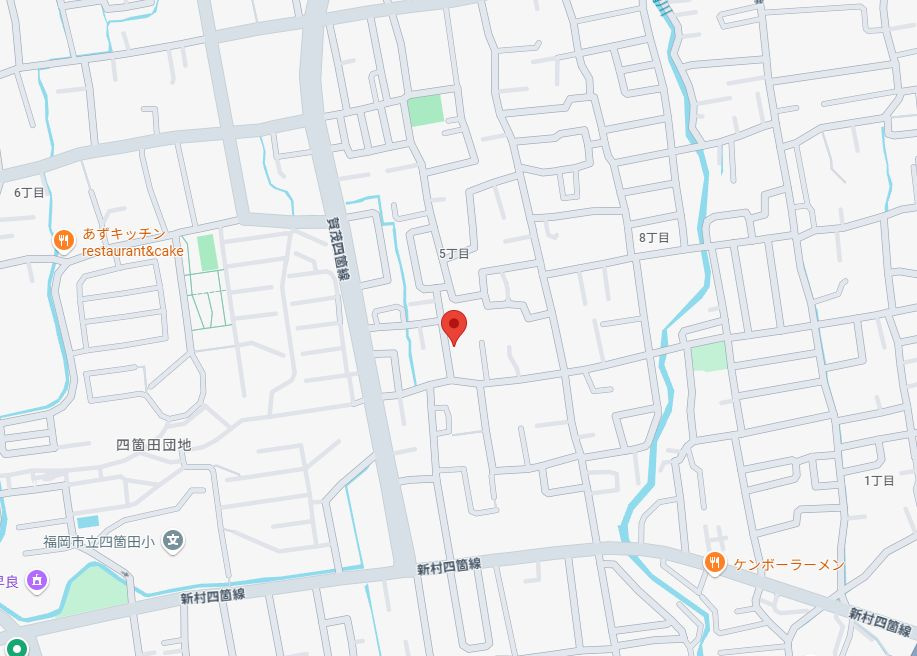福岡市早良区田村５丁目　新築戸建ての地図