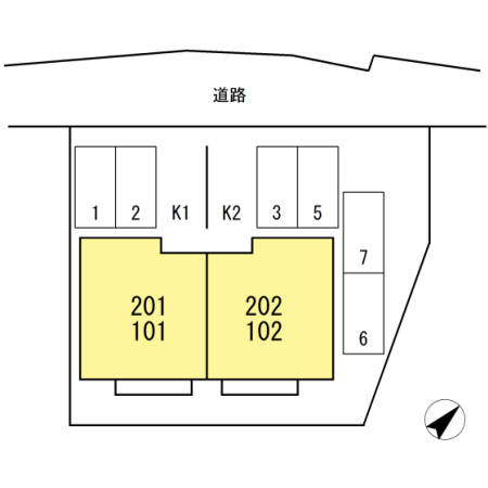 セジュールⅢの区画図