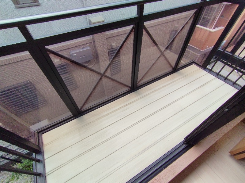 ファミールゆうのバルコニー