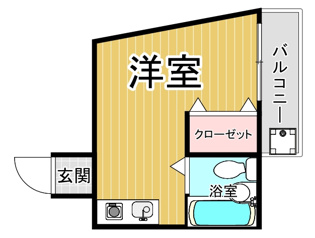 ベルフィーユナルオの間取り