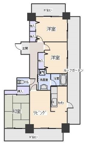 グローリアス岡崎戸崎町の間取り