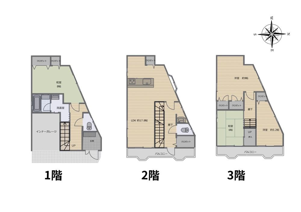 江端町　中古一戸建ての間取り|間取り図はいかがですか？ご希望を叶える間取りですか？リビングの広さは？水回りの位置は？カウンターキッチン？など色々な情報が集約されています。弊社ではリフォームなどのご相談も承っております。
