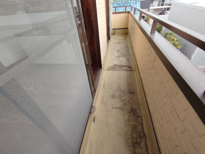 宇野ハイツのバルコニー