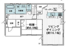 【間取り】 | 邑楽郡大泉町東小泉　中古戸建