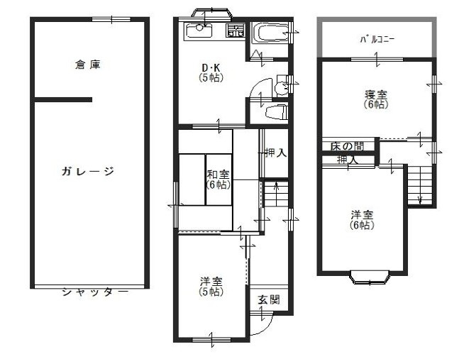岸和田3丁目　中古一戸建ての間取り|間取り図はいかがですか？ご希望を叶える間取りですか？リビングの広さは？水回りの位置は？カウンターキッチン？など色々な情報が集約されています。弊社ではリフォームなどのご相談も承っております。