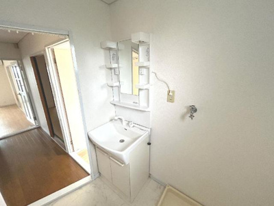 【洗面所】 | スカイ・パレスオオタ | 洗髪洗面化粧台