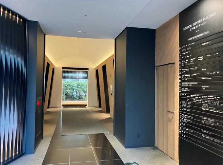 江戸堀センタービルのエントランス