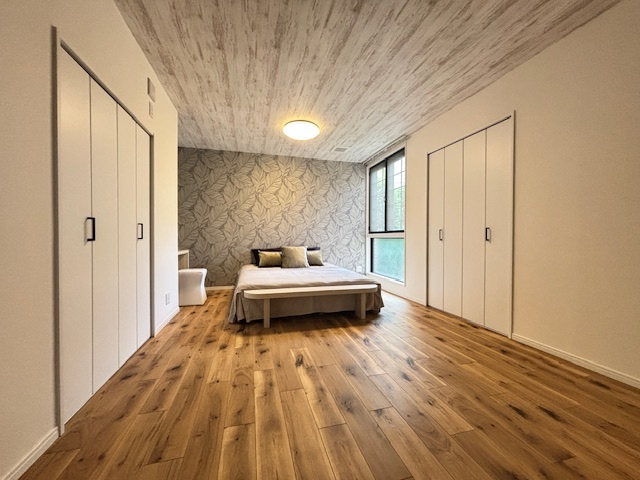 中銀茅ケ崎マンシオン【新規リフォーム済物件/132㎡超・３LDK/専用駐車場確保】の寝室