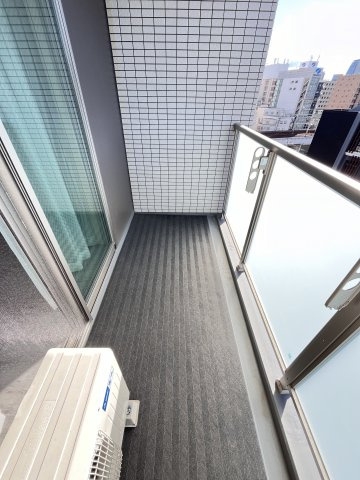 大阪市都島区網島町の賃貸マンションのバルコニー