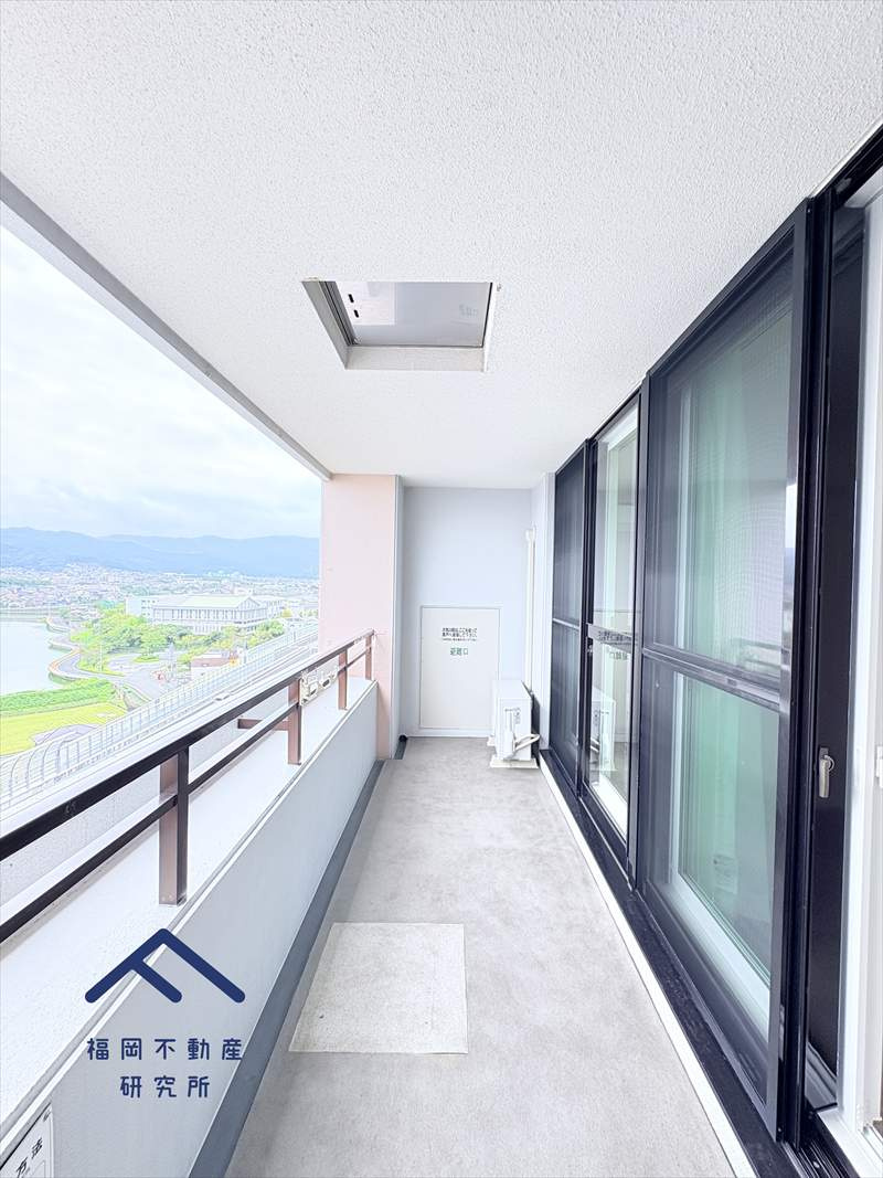 レークヒルズ野多目一番館Ａのバルコニー