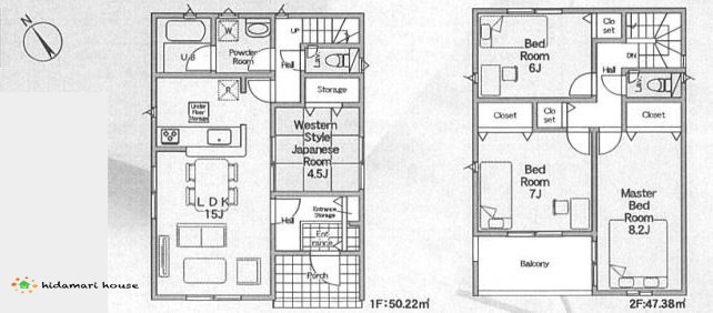 鴻巣市筑波第5　新築戸建　クレイドル06の間取り|4LDK