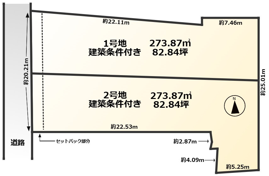 COLORSグリーンヒル大津市杉浦町　2区画の土地図