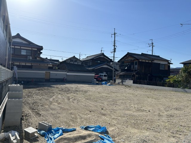 COLORSグリーンヒル大津市杉浦町　2区画の前面道路含む現地写真