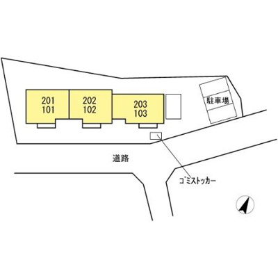 【区画図】 | サニーフラット