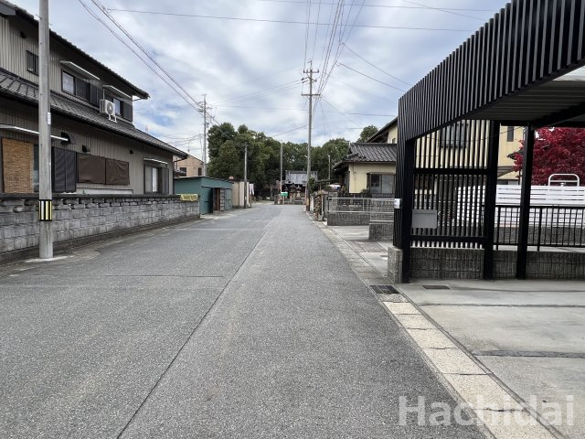 碧南市松江町第2　新築一戸建の前面道路含む現地写真
