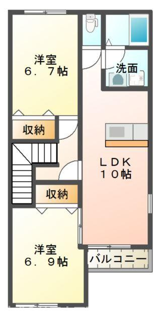 Slow Hand 参番館の間取り
