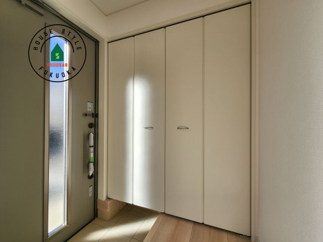 福岡市城南区干隈1丁目第4-2棟（1号棟）の防犯設備|二重ロックでしっかり防犯対策ができます。