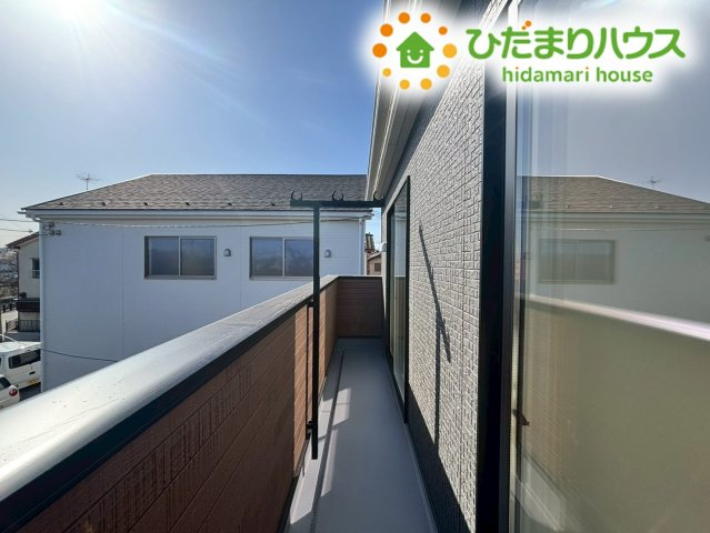 鴻巣市筑波第5　新築戸建　クレイドル04のバルコニー