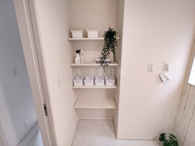 【ランドリースペース】 | 鶴ヶ島市下新田　全2棟　1号棟 | 洗濯機置き場