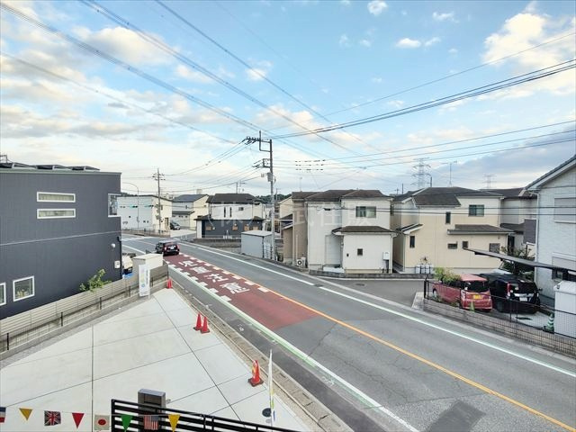 【展望】 | 鶴ヶ島市下新田　全2棟　1号棟 | 2階からの眺望です