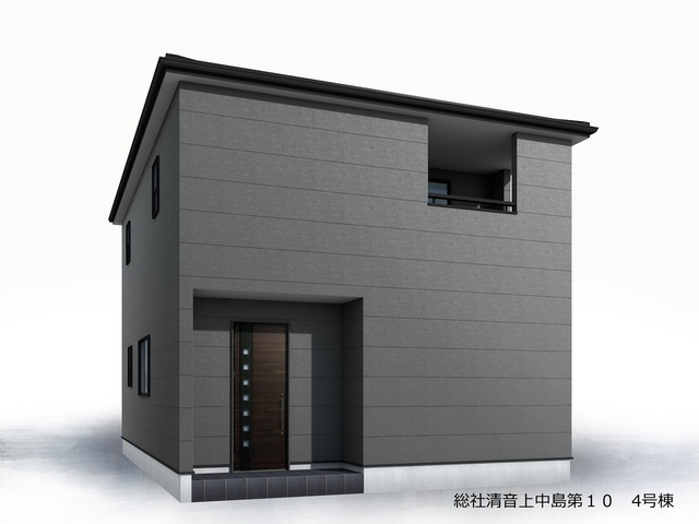 Livele Garden.S総社市清音上中島第10 新築分譲住宅 全4棟 4号棟の外観パース