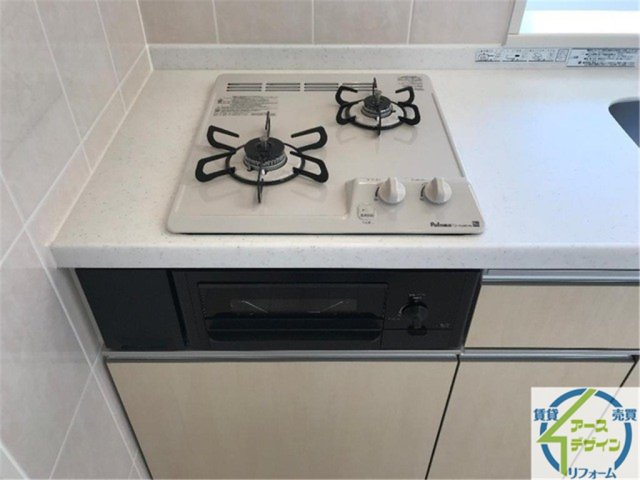 ソレイアードのキッチン|パース写真