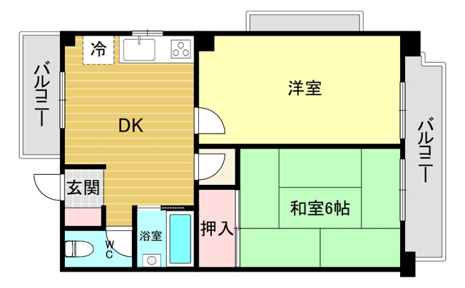 【間取り】 | Ｂｌａｎｃ段上町
