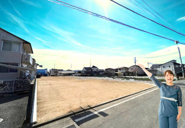 松山市北久米町の売地の外観|外観です
