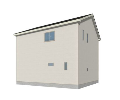 Cradlegarden　 水戸市千波町　第15　1の完成予想図|北西側。