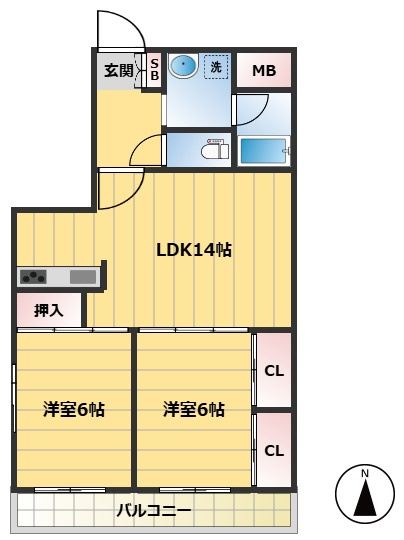 【間取り】 | フローラル東葛西Ⅲ