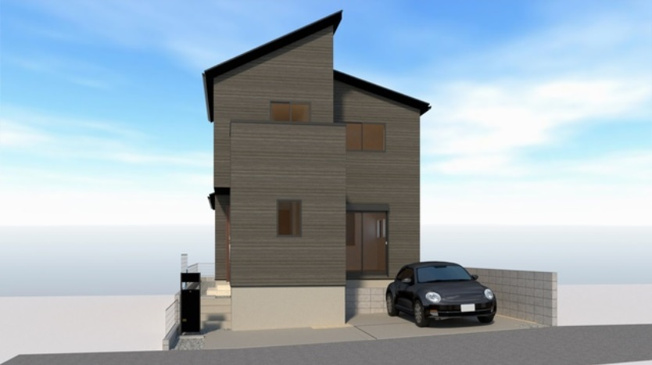 【外観パース】 | 八千代台西3丁目　新築戸建て　2号棟 | 外観イメージ