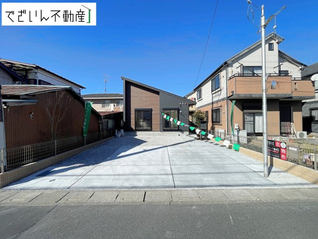 【外観】 | blooming garden行田市桜町1丁目　【平屋】新築住宅 | 現地(2026年1月撮影)