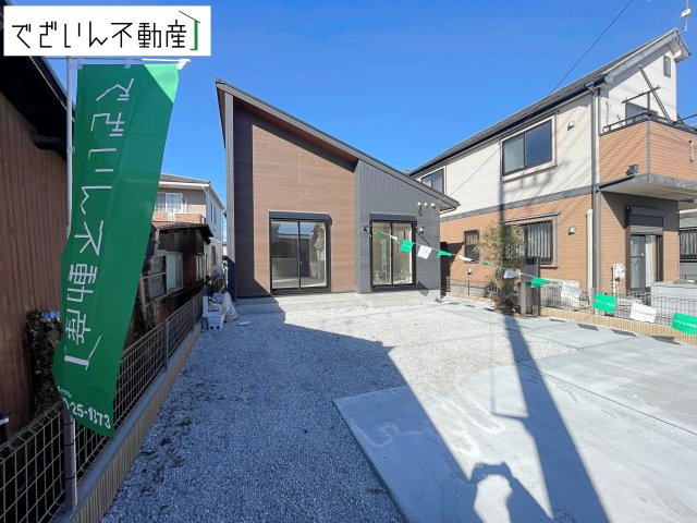 【外観】 | blooming garden行田市桜町1丁目　【平屋】新築住宅 | 現地(2026年1月撮影)