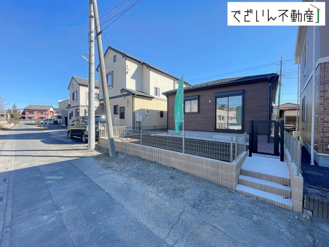 【前面道路含む現地写真】 | blooming garden行田市桜町1丁目　【平屋】新築住宅 | 現地(2026年1月撮影)