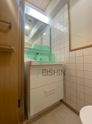 【洗面所】 | エステートモア天神サクセス | シンプルで使いやすい洗面台です！